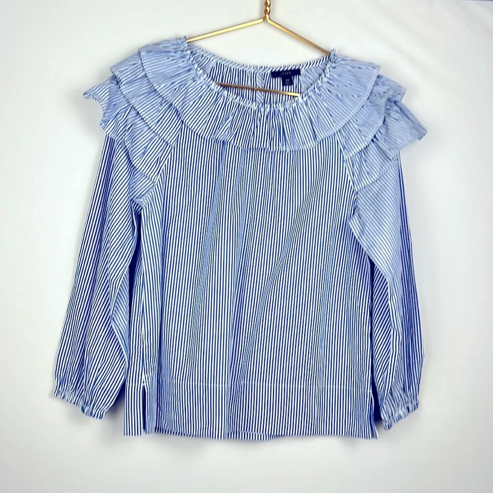 J. Crew Ruffle Blouse